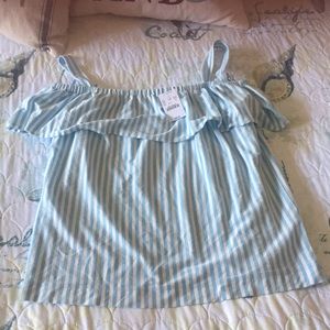🎀🆕Super Cute J. Crew Cold Shoulder Top🆕🎀
